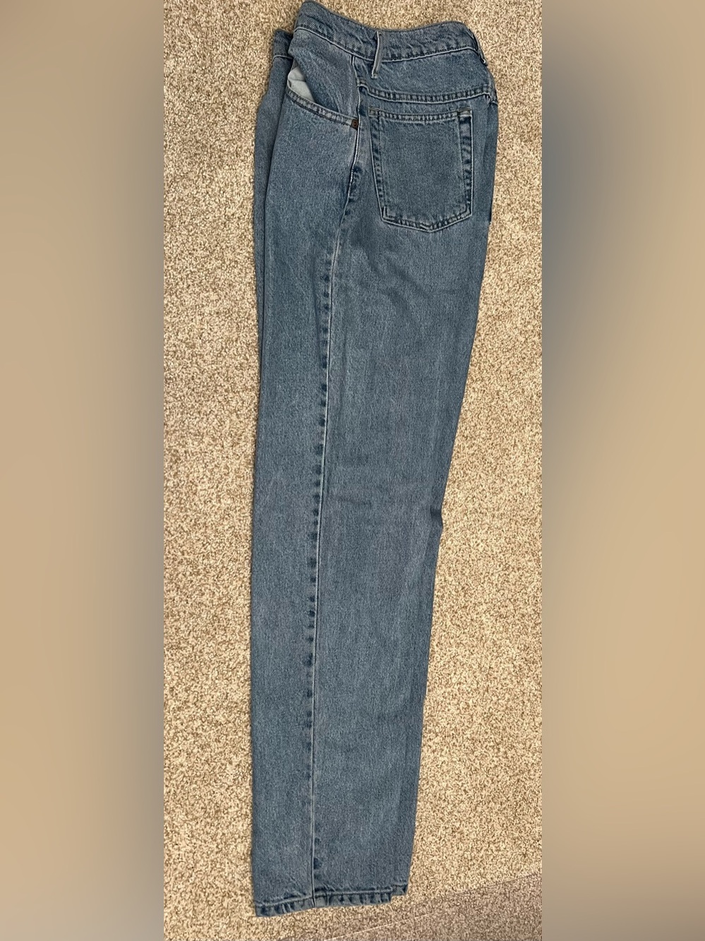 St. John's Bay Women's Straight Leg Jeans - Blue vintage Relaxed Fit